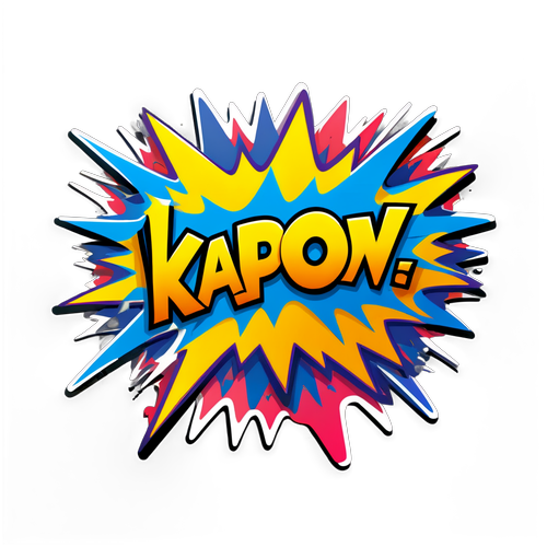 Kapow! Oplev Det Eksplosive Action-Sticker Der Får Dit Hjerte Til At Slå!