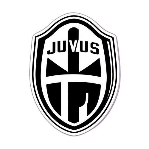 Thiết kế nhãn dán Juventus độc đáo