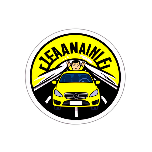 高速驾驶危险警示贴纸