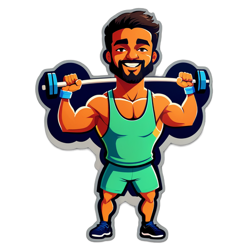 ¡Supera tus límites! El Sticker Motivador que Transformará tu Pasión por el Fitness