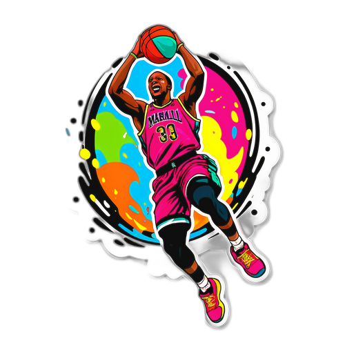 Sticker ni Naji Marshall na Nagtatangkang Dumunk