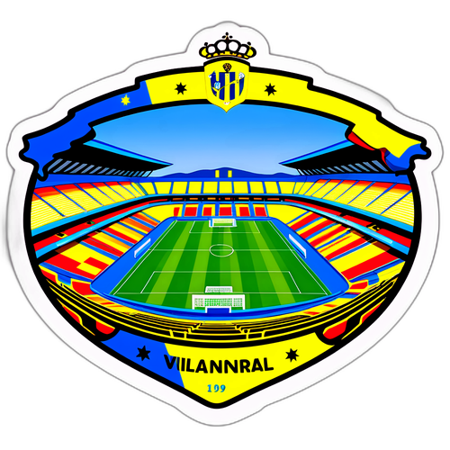 Nálepka fotbalového zápasu Villarreal a Espanyol