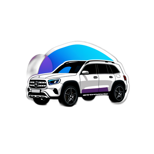 Mercedes GLB 2026 Klistermärke