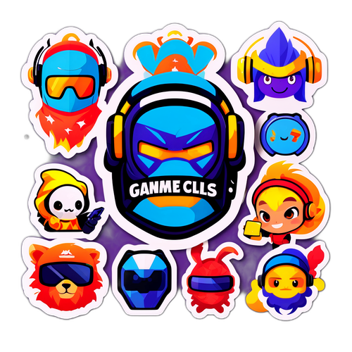 Stiker Kreatif Karakter FC Mobile dengan Kata Motivasi untuk Gamer