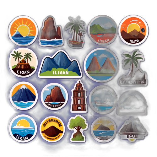 Mga Sticker ng mga Landmark sa Iligan City