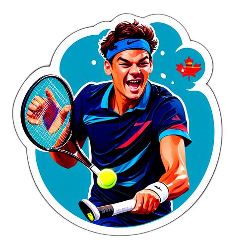 Nálepka s Taylor Fritz na mezinárodní scéně