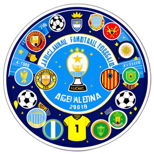 Sticker Visualizando la Tabla Anual del Fútbol Argentino