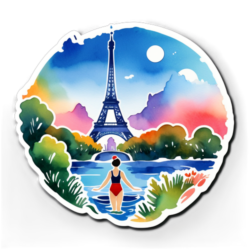 ¡Explora la Magia de París! Este Sticker Artístico te Llevará a Nuevas Alturas de Serenidad