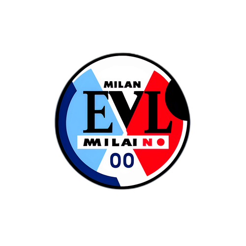 สติกเกอร์โปรโมทการแข่งขันระหว่างมิลานและลาซิโอ