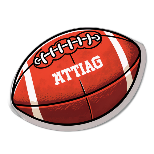 Classic Vintage Football Sticker