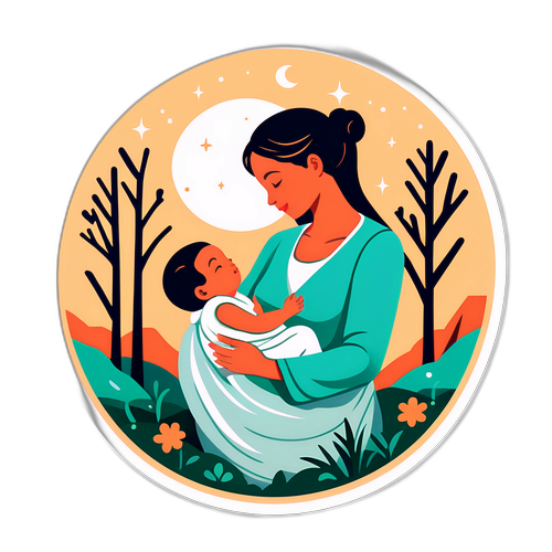 Γαλήνιο Αυτοκόλλητο για το Κέντρο Γέννησης