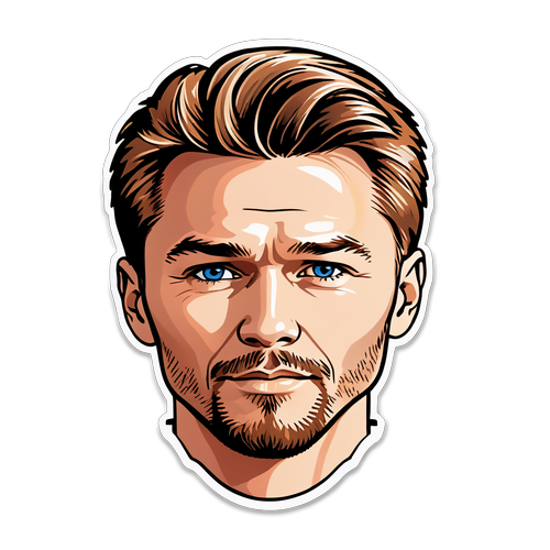 Chad Michael Murray Inspired Sticker