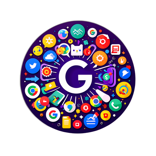 Arama Motorunu Temsil Eden Yaratıcı Çıkartma