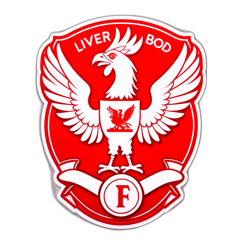 Sticker cu logo-ul Liver Bird al Liverpool FC