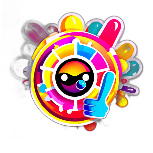 Masaya at Makulay na Sticker