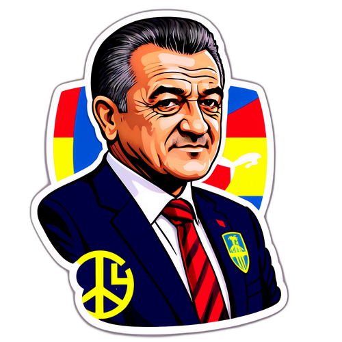 Sticker cu Gigi Becali