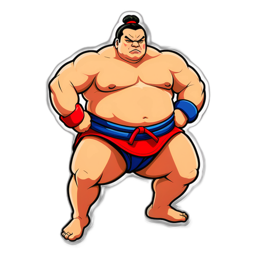 横綱力士のイラスト