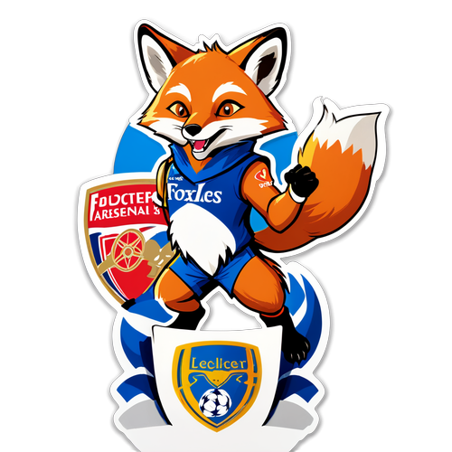 Hình dán cáo đại diện cho Leicester