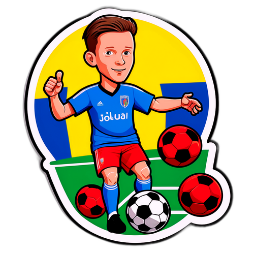 Joachim Trier med fotball