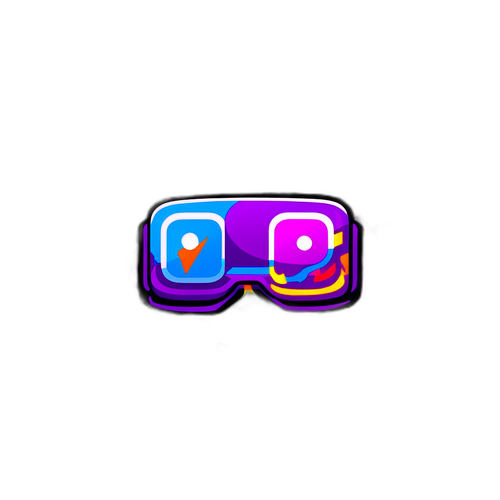 Makulay na Twitch Logo na may Gaming Avatars
