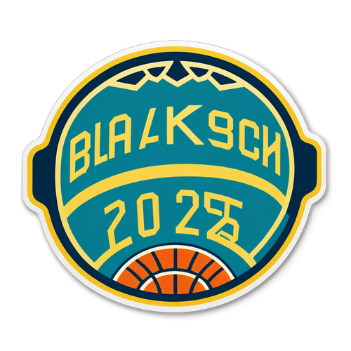 Stiker Gaya Vintage untuk Padang Basketball 'Backlash 2025'