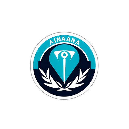 Ainana-logotypstickers