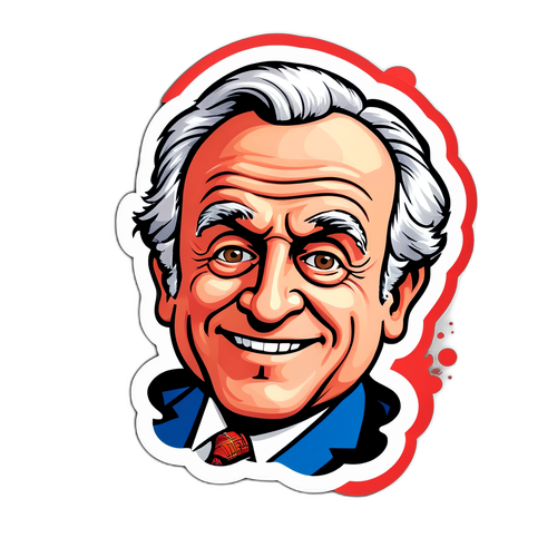 Karikeret klistermærke af Randy Fine