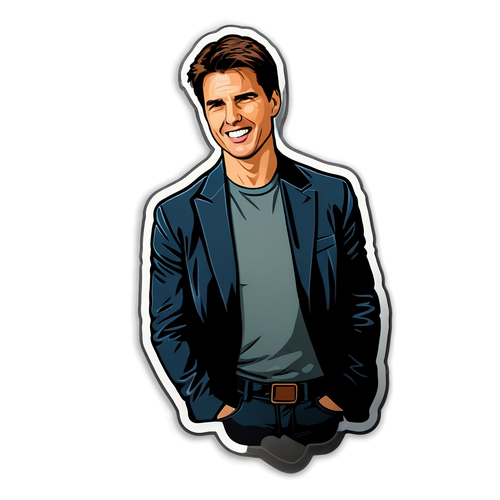 Carisma lui Tom Cruise în Stil Cartoon