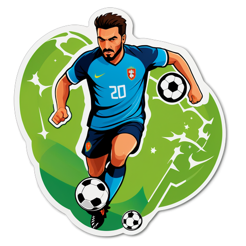 Atakan Karazor’un İmzası: Futbol Tutkusunu Yansıtan Şaşırtıcı Sticker Tasarımı!