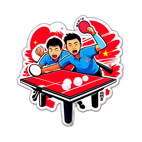 乒乓球精彩瞬间
