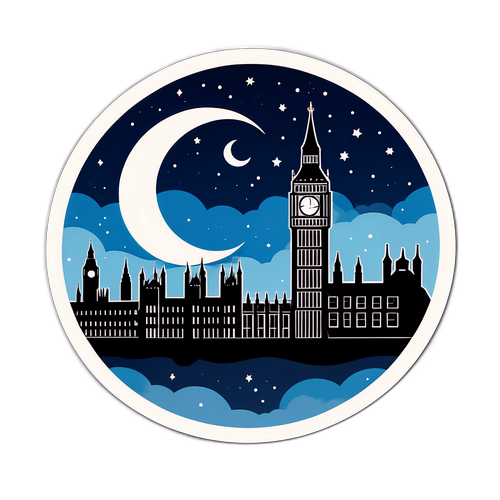 Big Ben e il Cielo Notturno di Londra