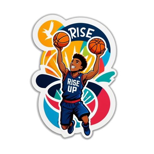 Unleash Your Potential: The 'Rise Up' Stickers That Ignite Olympic Spirit!