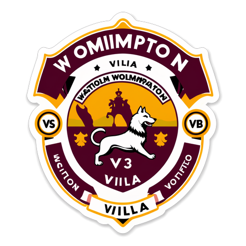 Sticker Wolverhampton vs Aston Villa Klasik