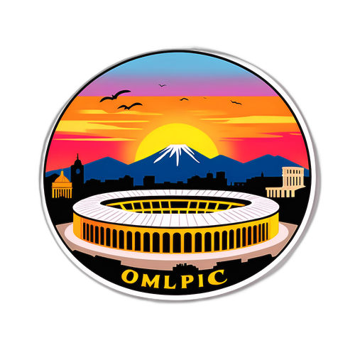 Stadio Olimpico katika Mchana wa Jua