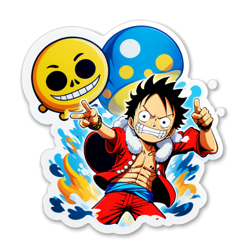 Pertarungan Menggelegar Luffy! Stiker Aksi One Piece yang Wajib Dimiliki Semua Penggemar!