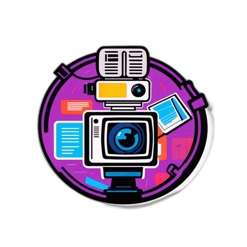 סטיקר של סטודיו חדשות