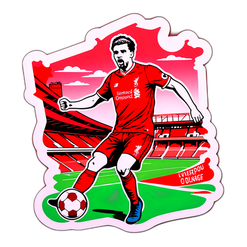 Liverpool tema gatekunst klistremerke