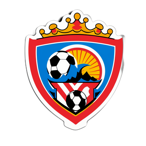 Sticker Retro Sepak Bola Rayo Vallecano vs Getafe