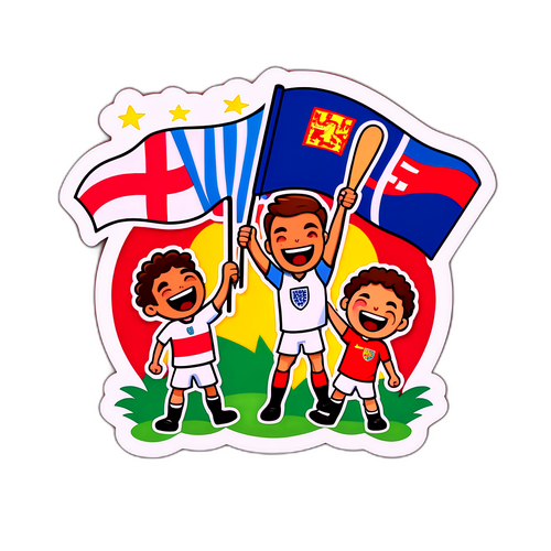 축구 팬들의 즐거운 응원