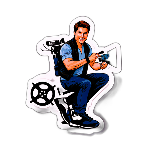 Tom Cruise stunt klistermerke