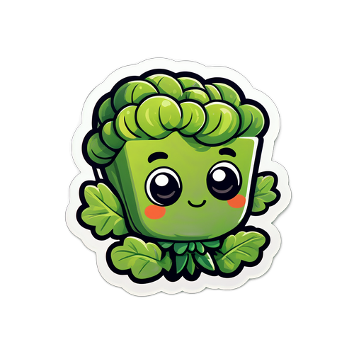 香菜卡通角色贴纸