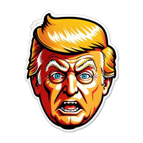 Donald Trump Sticker Design