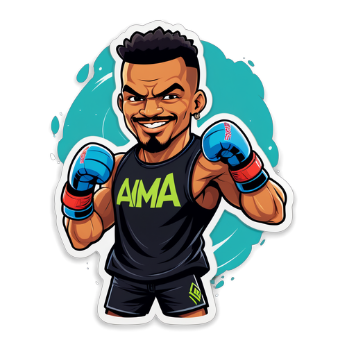 Alex Pereira: A Legend in the Making - Energize Your Spirit with This Inspiring MMA Sticker!