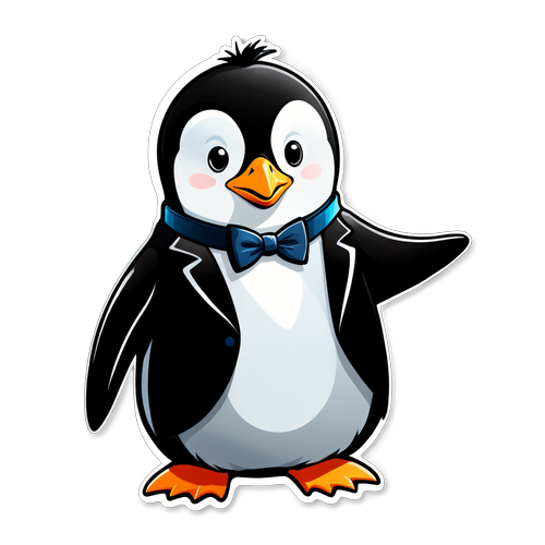 The Dapper Penguin You Never Knew You Needed – Add a Touch of Whimsy to Your Celebrations!