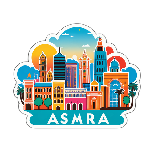 Stiker Skylines Asmara