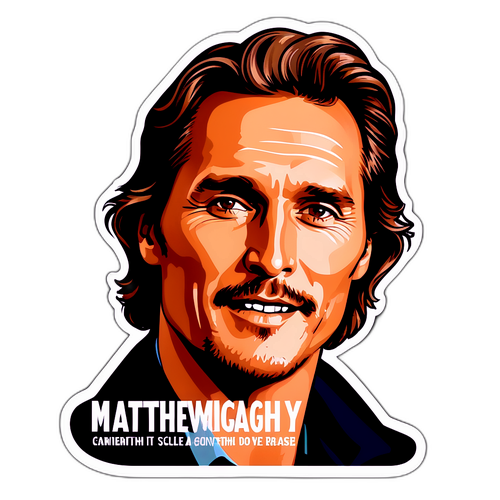 मैथ्यू मैककोनाघी फिल्मी स्टिकर