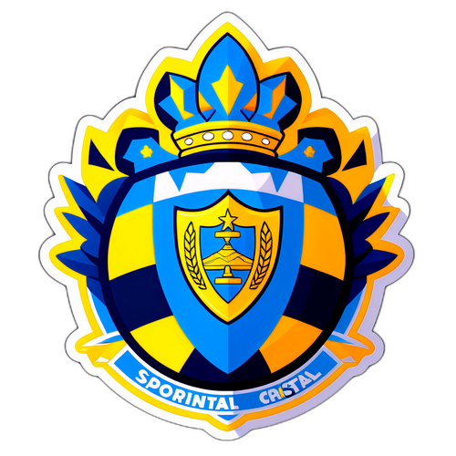Stiker Tema Sepak Bola Sporting Cristal