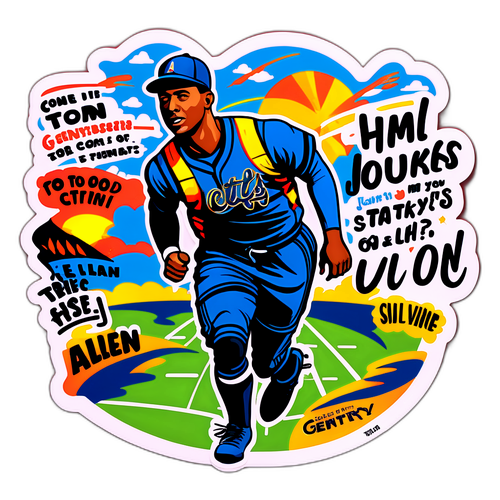 艾倫·根特里的行動剪影貼紙