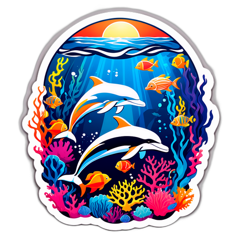 Vibrantong Tagpuan ng Dagat