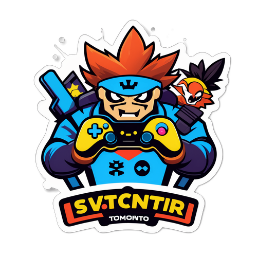 Stiker VCT Master Toronto dengan Tema E-sport